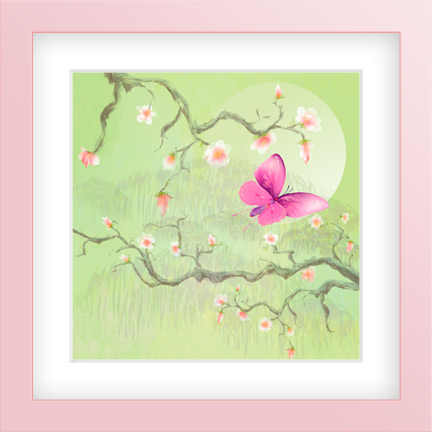 Cherry Blossom-Girls Wall Art