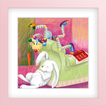 Dreaming Carrots-Girls Wall Art