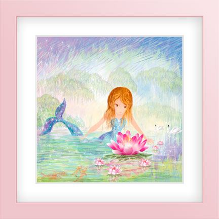 Mermaid-Art For Girls Room