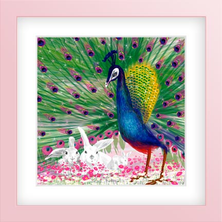 Peacock-Girls Room Decor