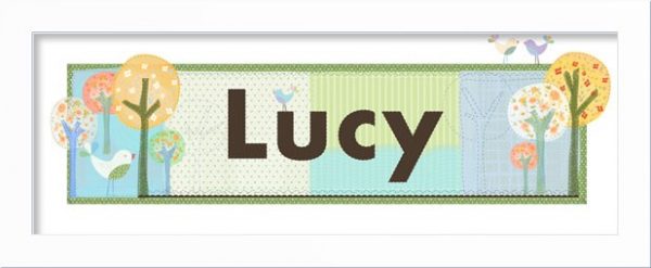 Springtime-Personalized Name Art