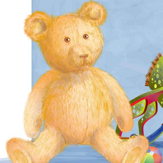 Teddy Bears-Personalized baby nursery decor