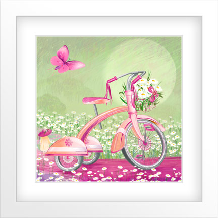 Tricycle-Nursery Art