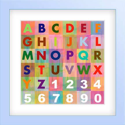 A to Z Nursery Art