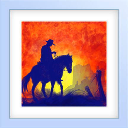 Cowboys Life-Children Wall Art