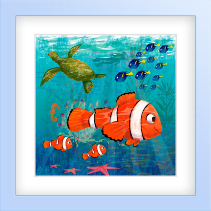 Fish Fantasy-Boys Wall Art