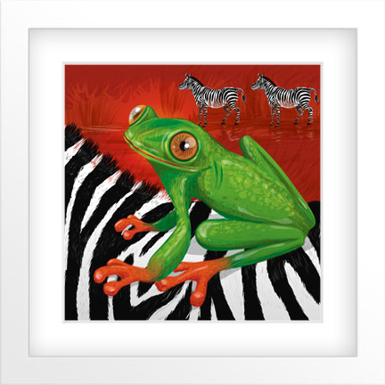 Frog-Safari Art for Kids