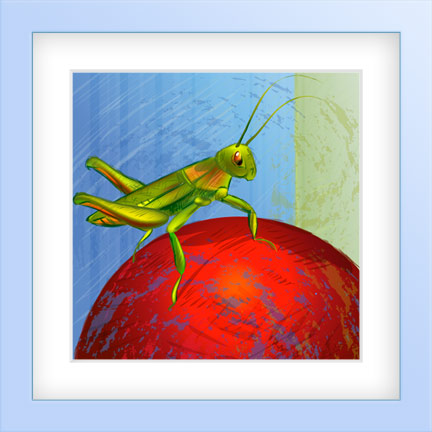 Grasshopper-Children's Print