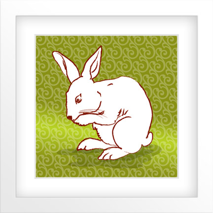 Bunny-Framed Art for Kids