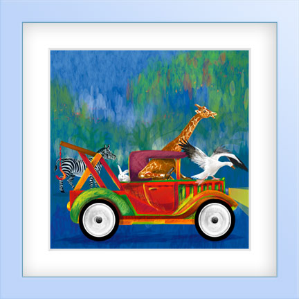 Towing Car-Children's Art