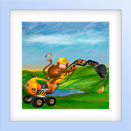 Tractor-Kids Room Decor