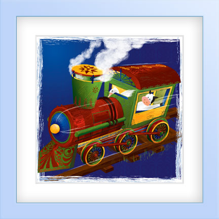 Train-Baby Wall Decor