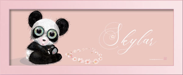 Baby Panda Name Art