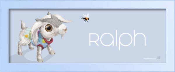 Goat-Name Art | nursery room décor