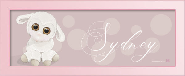 Personalized name signs-baby girl names-nursery room ideas