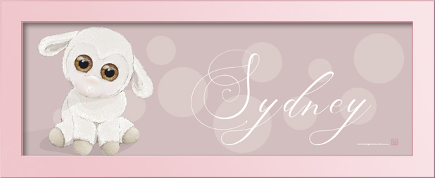 personalized name signs - Nursery art girl - baby art - Art for baby room